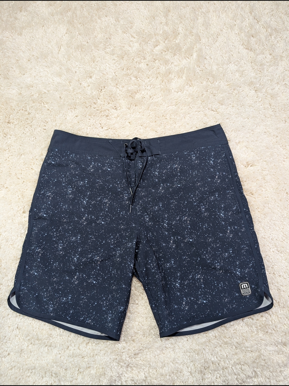 Travis Mathew Black Speckle Board Shorts